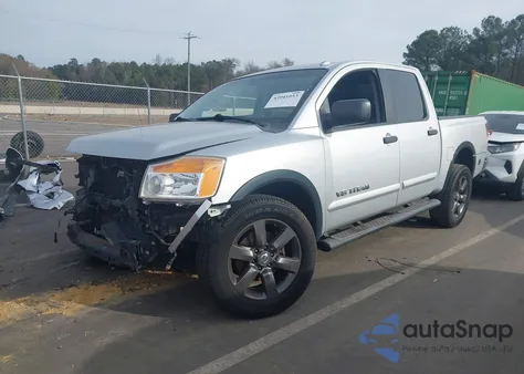 2015 Nissan Titan Sv z USA, uszkodzony, nr VIN 1N6BA0ED9FN511409